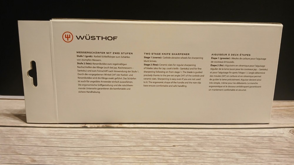 Wusthof 2 Stage Fine/Coarse Handheld Knife Sharpener