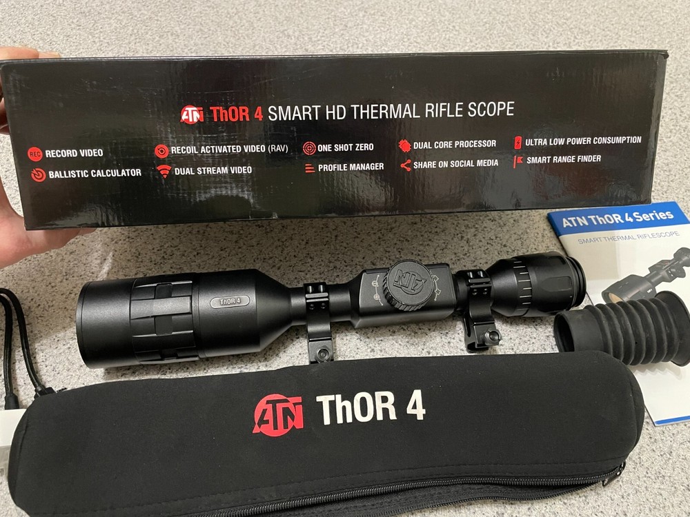 ATN Thor 4 640 4-40x Thermal Scope