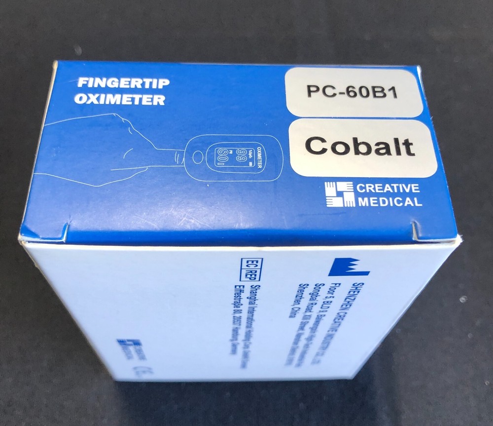 Creative Medical Fingertip Pulse Oximeter, Four direction display Model PC-60B1