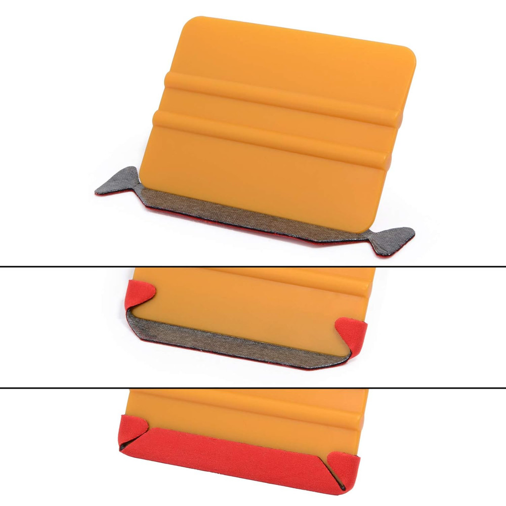 Vinyl Squeegee Buffer Tape Felt Pack of 20 Red
