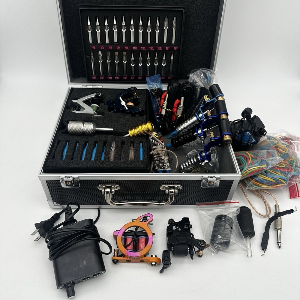 Tattoo Kit With Case Estate Find- Everything Pictured Included EUC