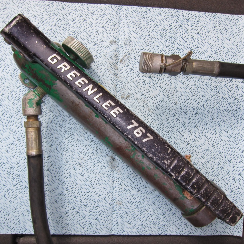 Greenlee Knockout Punch Set No. 7306 767 Hydraulic Tool *Note*