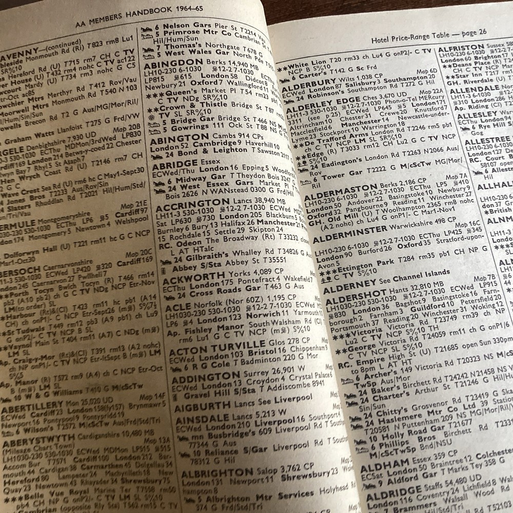 AA Members Handbook 1964/5