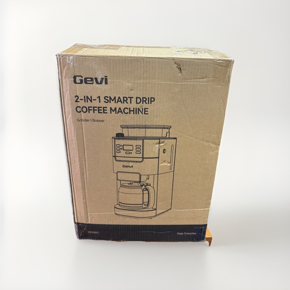 Gevi 2-in-1 Smart Drip Coffee Maker Grinder Brewer Programmable Open Box