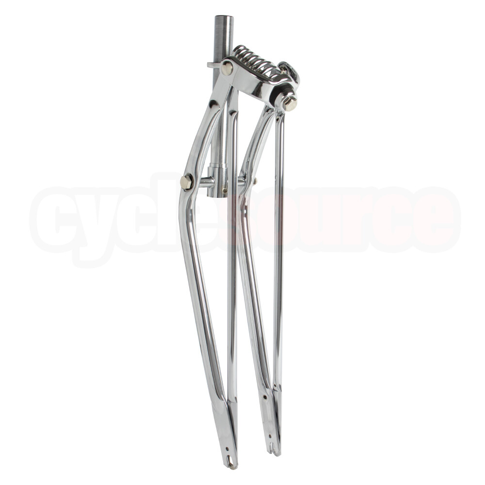 24" Classic Spring Fork 1" Chrome lowrider beach cruiser bicycle fork