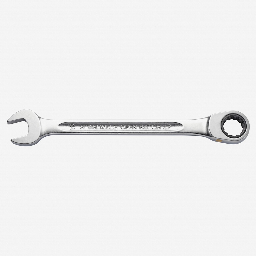 Stahlwille 17F Combination Ratcheting Spanner, 12 Point, 10 mm