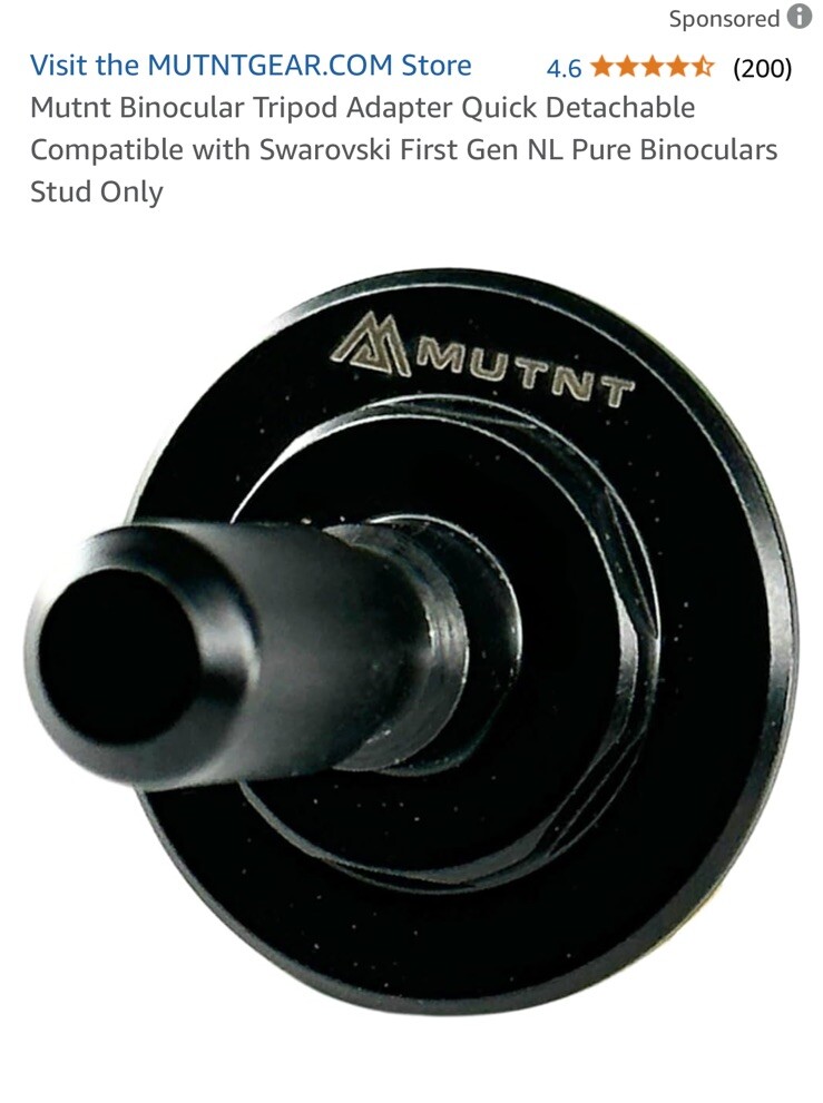 Mutnt Binocular Tripod Adapter