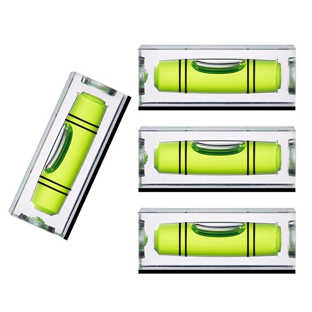 Magnetic Mini Small Bubble Level Tool Scope Square Pocket Long Small, Green