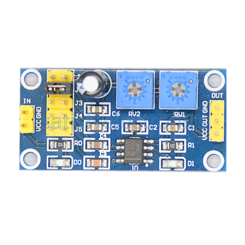 NE555 Duty Ratio Adjustable Pulse Generator Adjustable Small Signal Generator