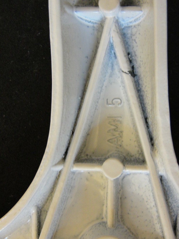 White Ceiling Fan Arm - Marked AMI 5