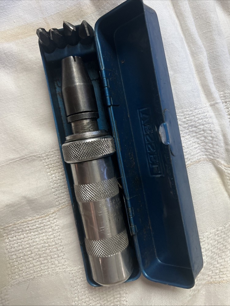Vintage Vessel Impact Driver 2500 With Bits and Original Case
