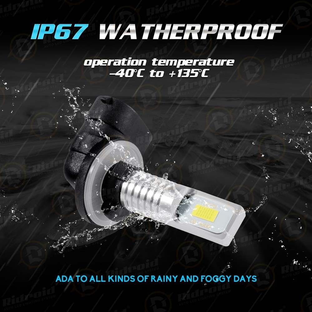 2x 881 LED 12V Car/Tractor/Golf Cart Fog Light Bright Bulbs 862/886/889/894/896