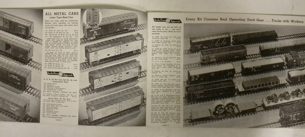 Vanden Boom Mini-Train 1940 Catalog