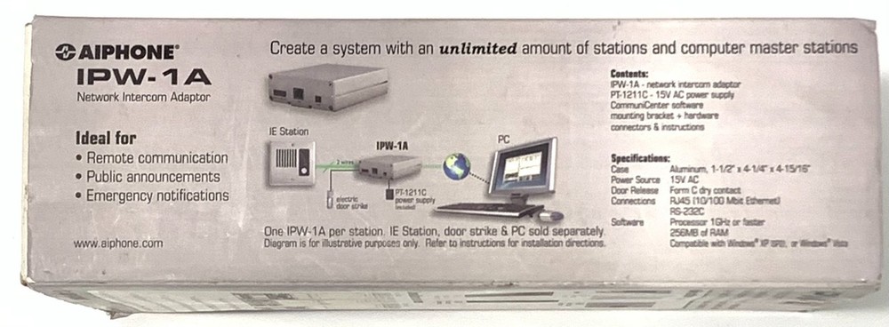 Aiphone IPW-1A Network Intercom Adaptor
