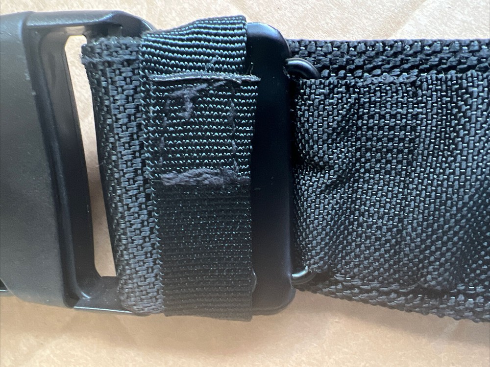 Black Tactical Adjustable Strong PLCE Webbing Belt Military Combat Duty Security