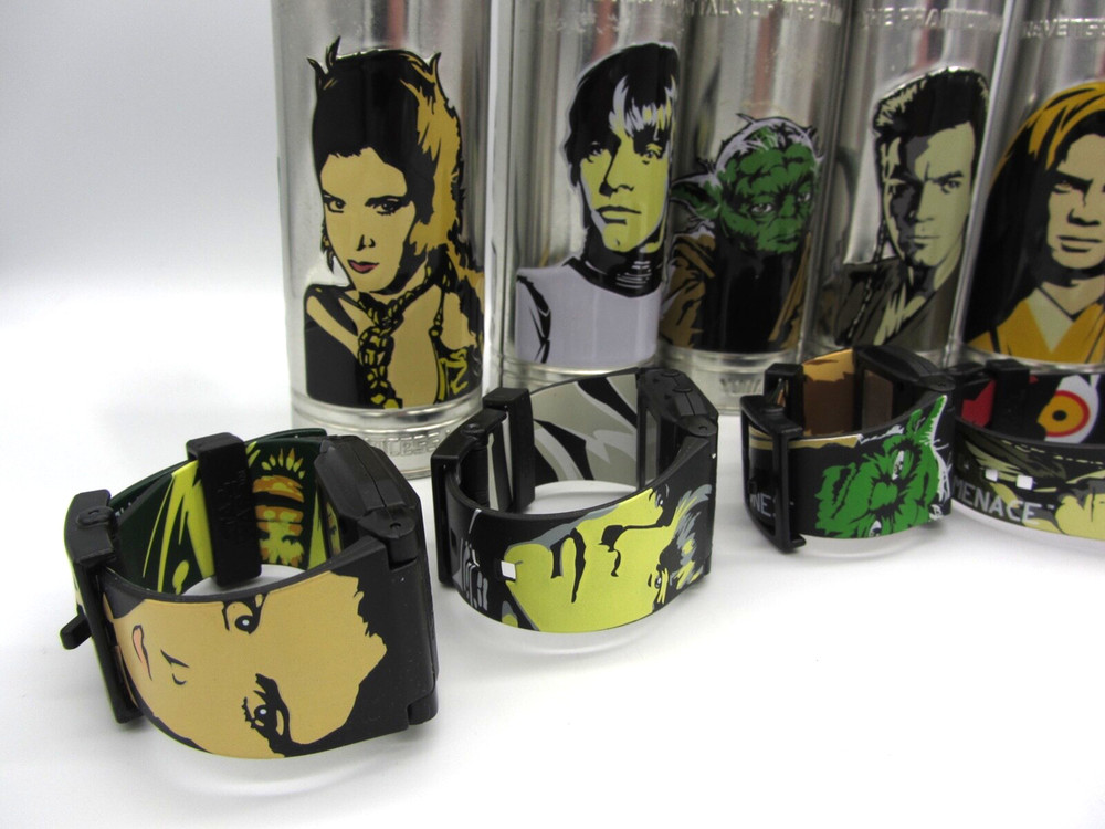 Star Wars Burger King 6 Watch Set