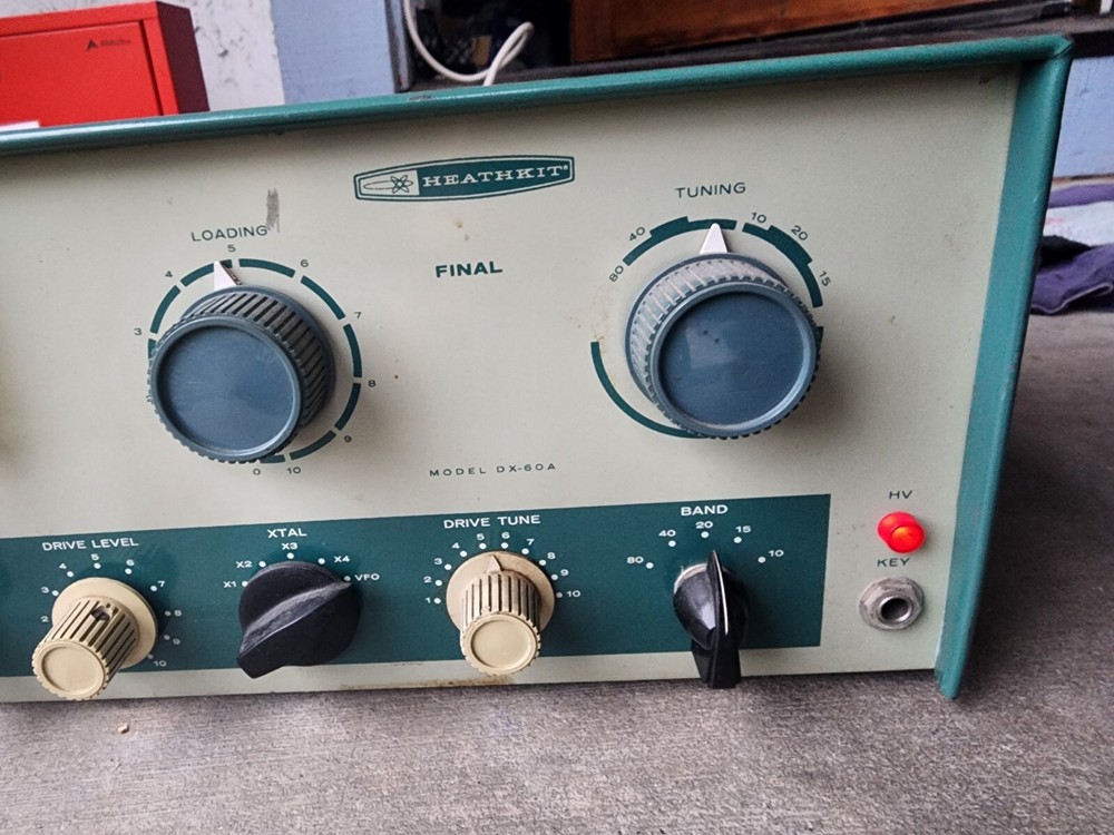 HEATHKIT DX-60A TRANSMITTER - EXCELLENT WORKING CONDITION