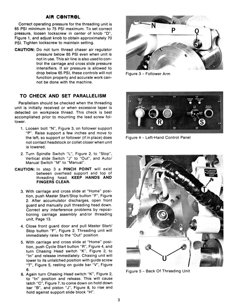 Hardinge AHC Super-Precision Automatic Threading Unit Operators Manual *513