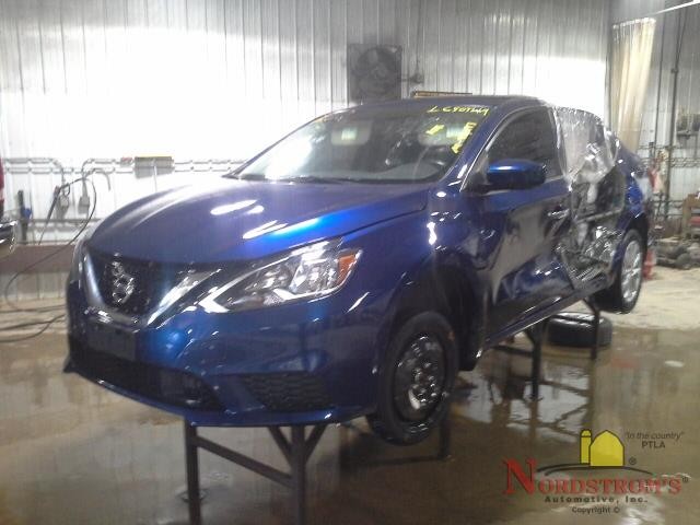 2019 Nissan Sentra Driver Front Headrest Only Black Cloth