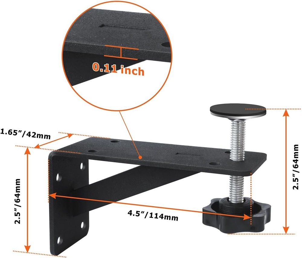 Undermount Sink Brackets 2 Pcs, Sink Support & Repair Kit, Mounting Hardware