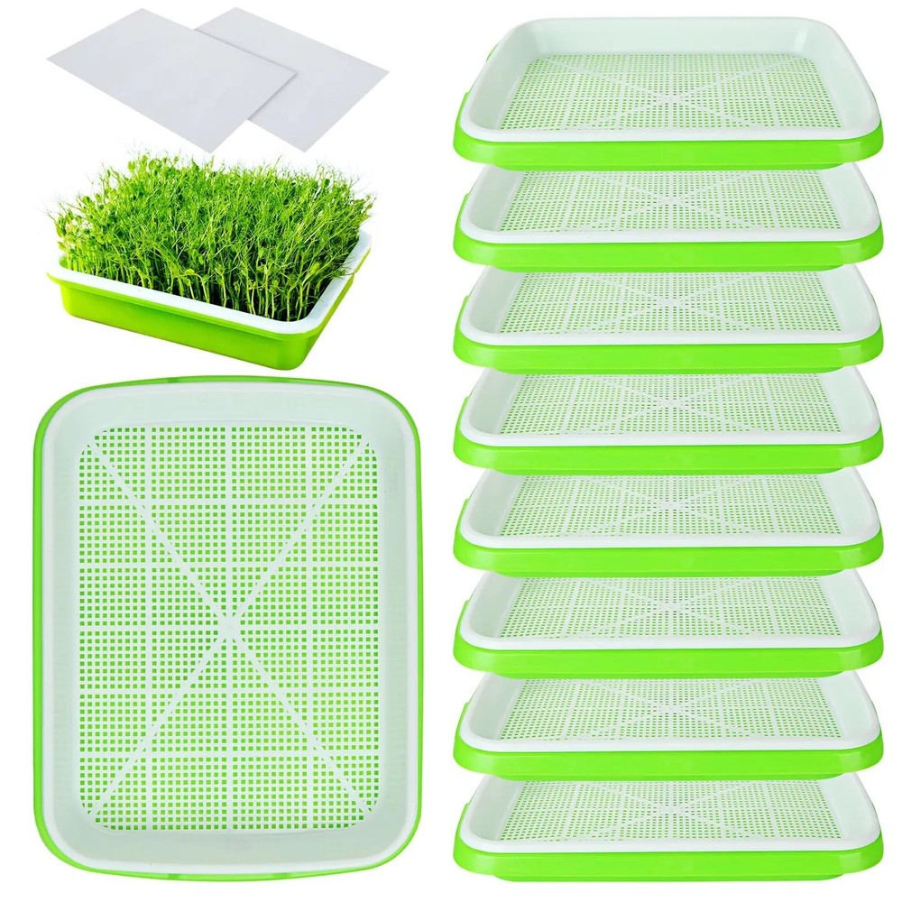 Hydroponic Microgreens Sprouter Tray – Ideal for Sprouting & Nursery Use