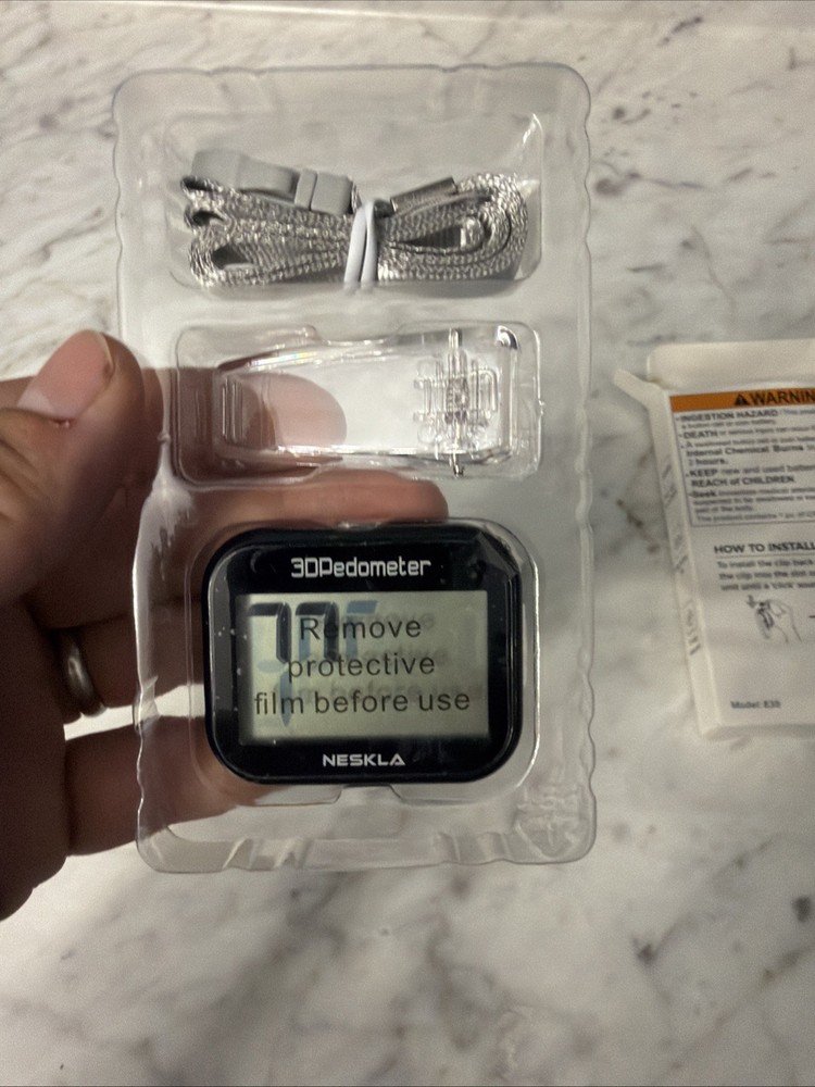Neskla 3D Pedometer Accurate Tracking Tech For Tracking Steps