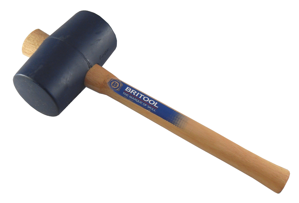 BRITOOL 750 GRAM RUBBER MALLET - HRM26