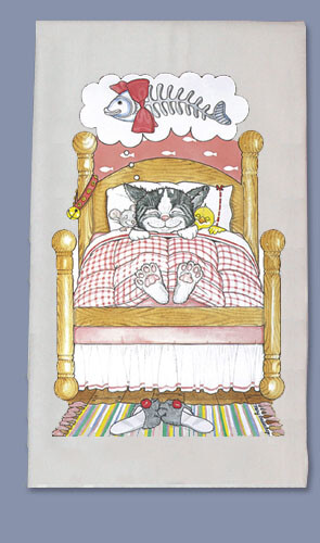 Cat Dish Towel