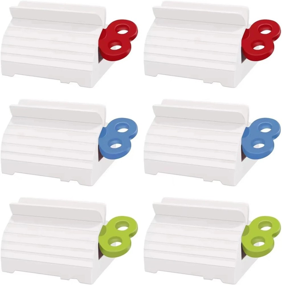 6 Pack Toothpaste Squeezer, Toothpaste Squeezer Rollers，Toothpaste Tube Squeezer