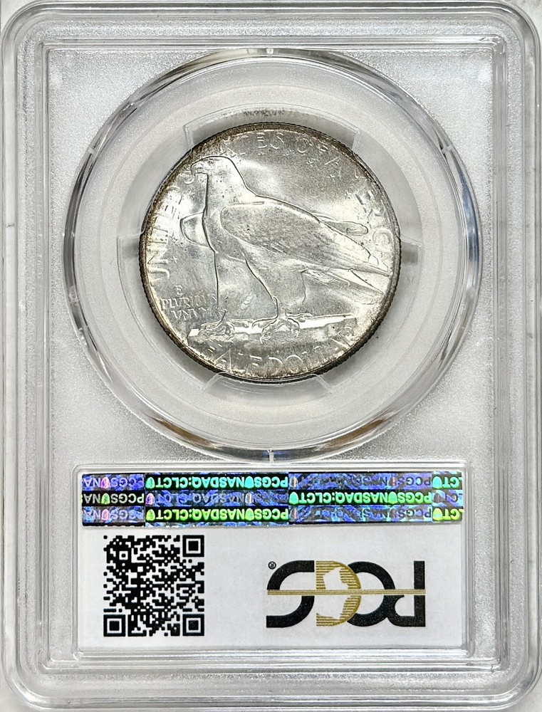1935 CONNECTICUT COMMEMORATIVE HALF DOLLAR PCGS MS66