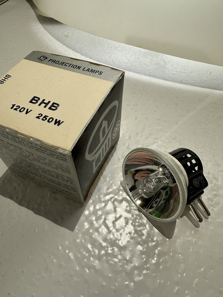 BHB studio lamp projection light bulb 120v 250w, G.E. brand