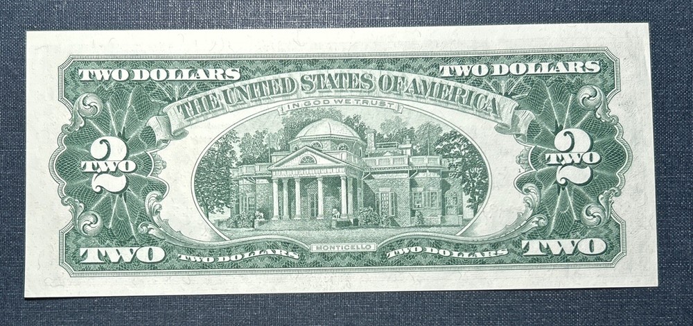 1963 $2 Red Seal Note CU Crisp Uncirculated