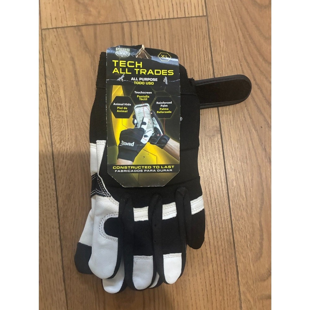 3 Pack Work Gloves XL Touchscreen Lined Iron Paws Pugs Circle K Bundle