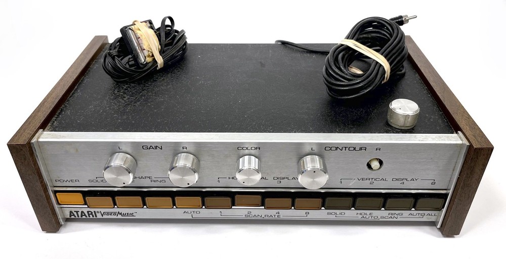 Atari C-240 Video Music Vintage Music Visualizer