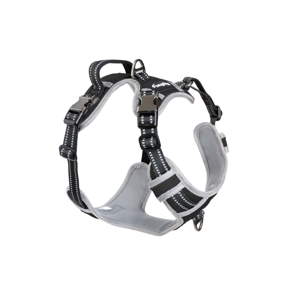 - Step-in Dog Harness - for Medium Dogs - Soft Padding & Reflective Trim - Ad...