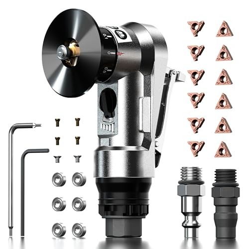 45 Degree Pneumatic Chamfering Tool, Mini Metal Working Fabrication Air Tool,