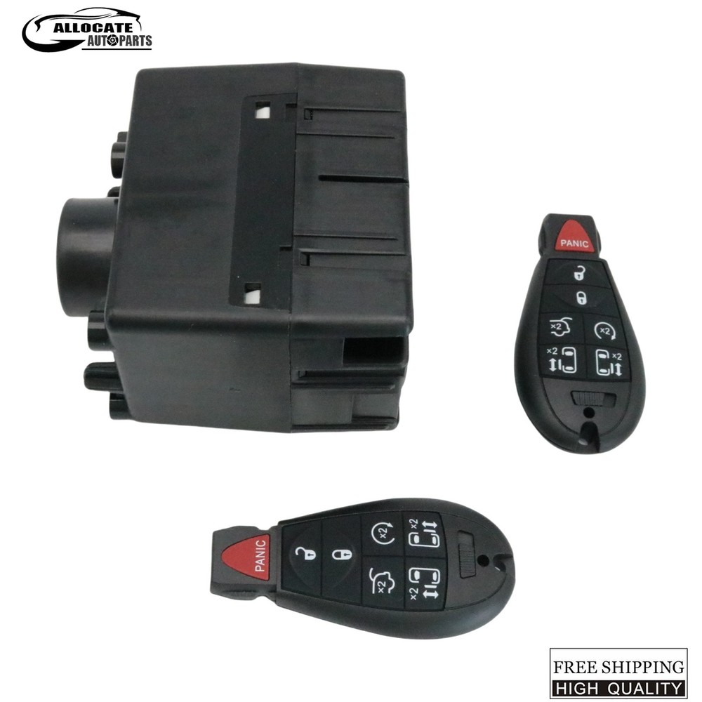 For 09-15 Dodge Ram 1500 WIN Module Wireless Ignition Node Programmed w/ Keys US