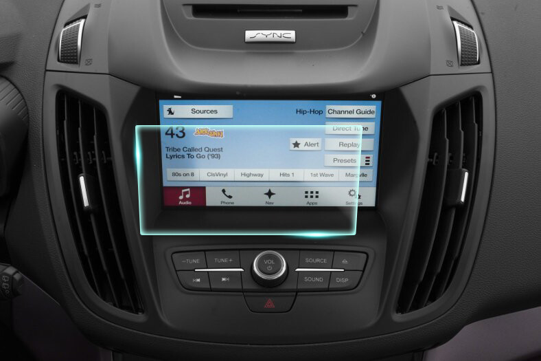 Crystal Clear Screen Protector for 2017 Ford C-MAX Vehicle Navigation