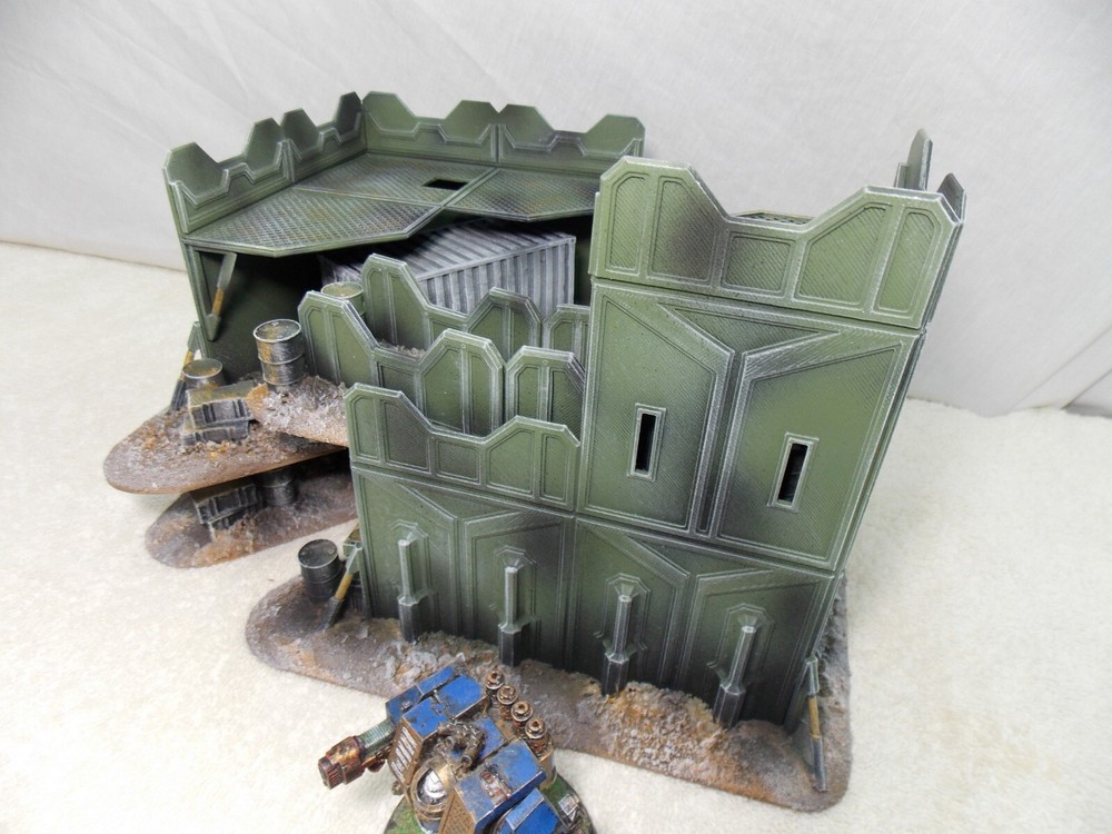 WARGAMING TERRAIN PAINTED BUNDLE 9 PIECE SET .....ADVANCE ORDERS