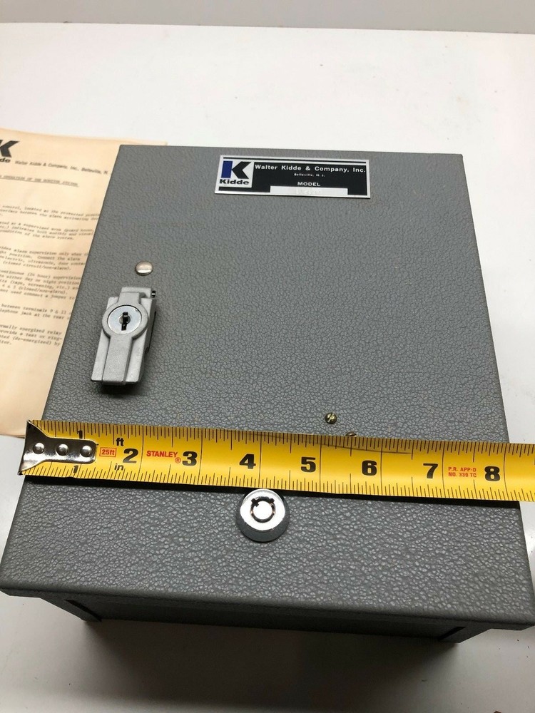 KIDDE ALARM PANEL BOX VINTAGE NIB