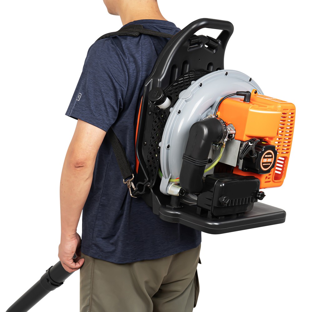 65CC 2-Stroke 850CFM 3.7HP Commercial Backpack Gas Leaf Blower