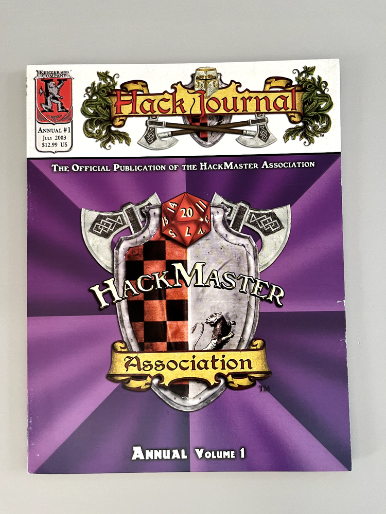 HackJournal HackMaster Association Annual Volume 1
