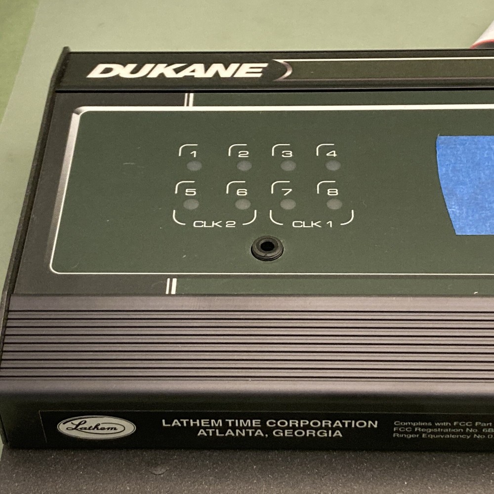 NEW DUKANE 24A715M SERIES MASTER CONTROL WITH. SOLID-STATE RELAYS.