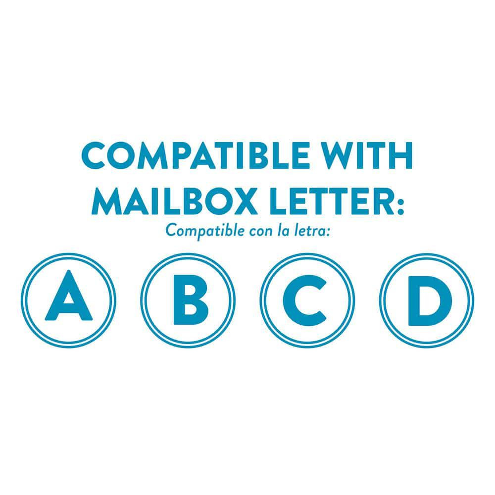 Architectural Mailboxes Mailbox Post Rust-Resistant Aluminum Top-Mount Black