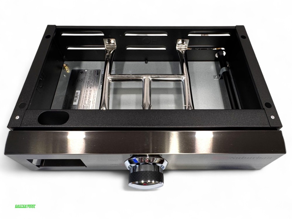 SUBURBAN COOKTOP ELITE 18'' GRIDDLE BASE WITH REGULATOR ,RV CAMPER, STAINLESS