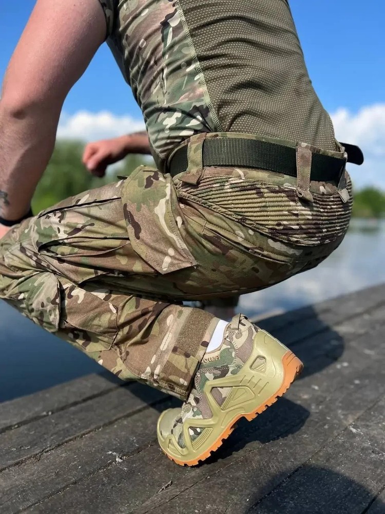 Tactical pants with knee pads💛💙