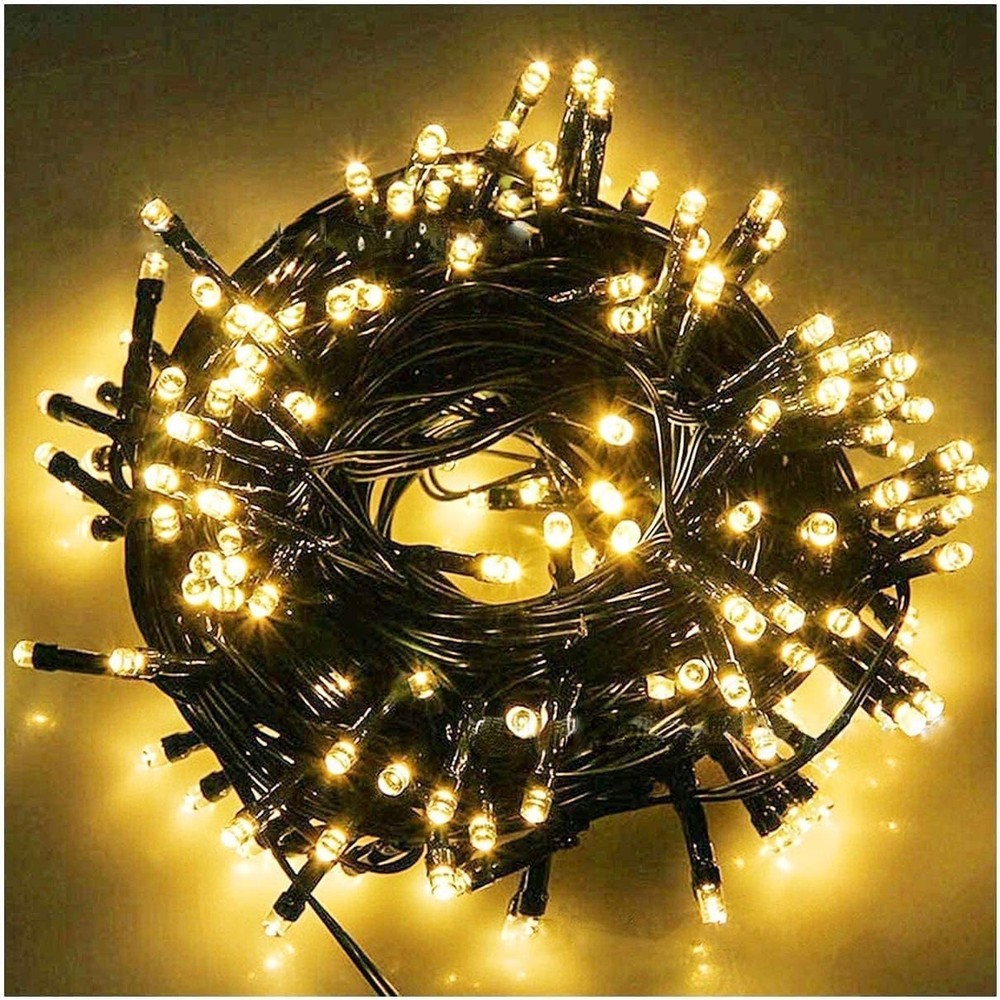 Fairy Lights Outdoor String Lights 33ft 100 LED with Memory Modes Controller,...
