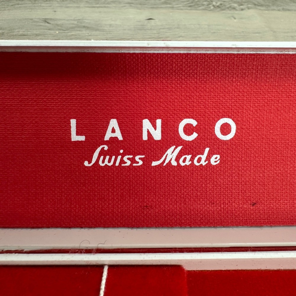 Vintage Lanco Watch Box Mint!