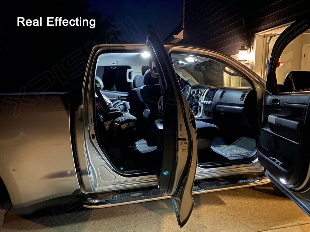 Xpismii 12 Piece 6000K White Interior LED Light Kit Package Xenon