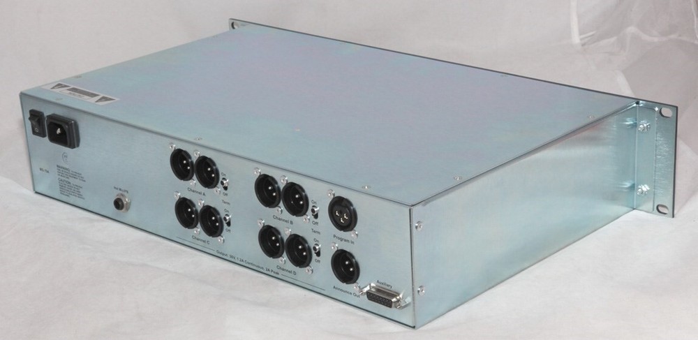 Clear-Com Clearcom 4CH 4 Channel Headset Main Station MS-704 Intercom Base 2RU